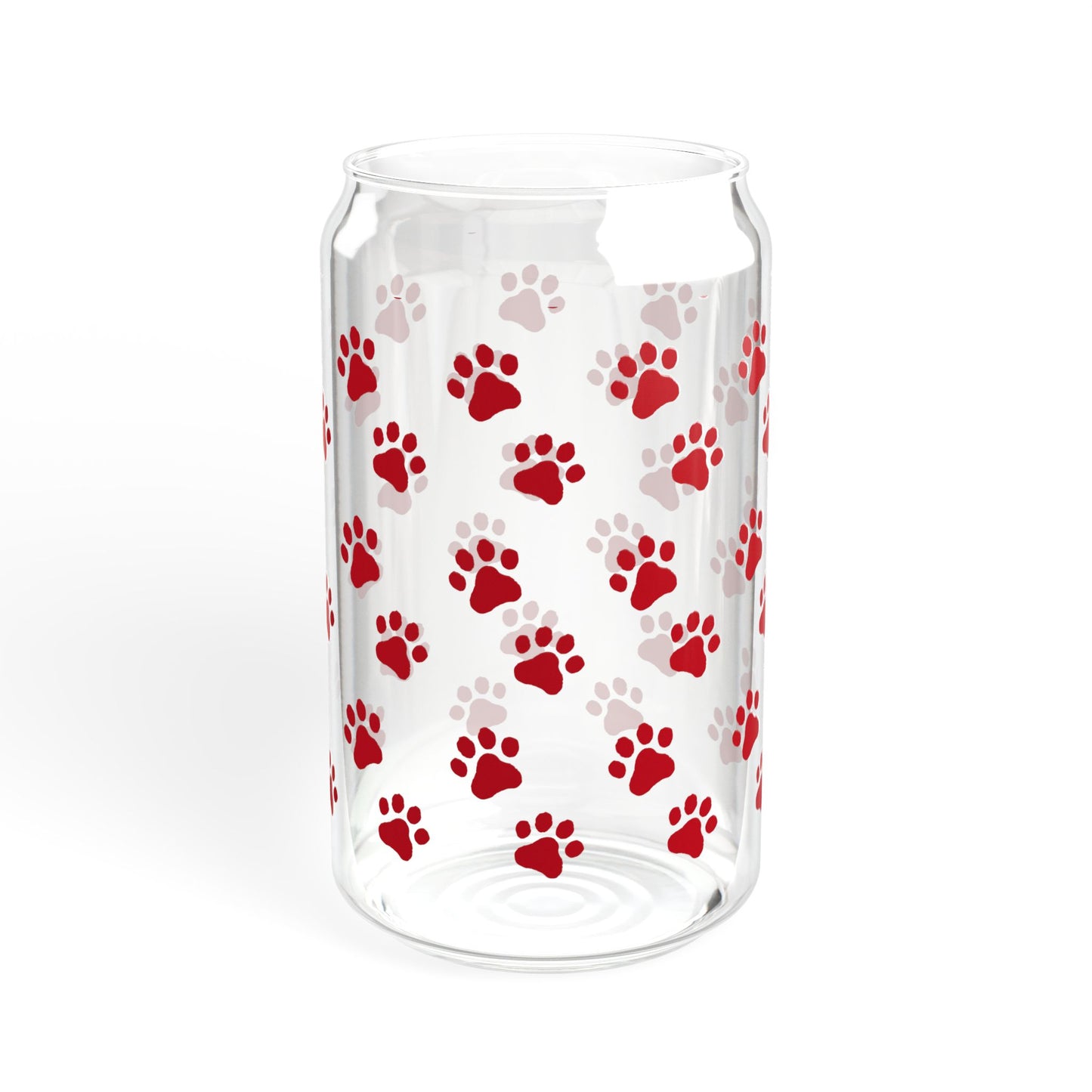 Red Sipper Glass, 16oz