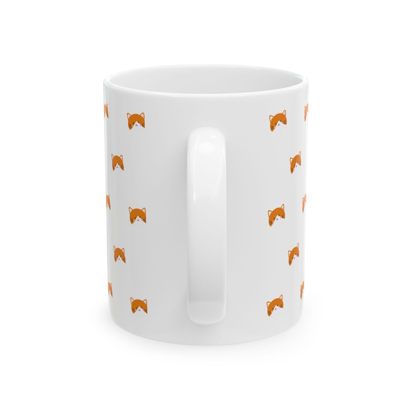 Orange Cat Print Mug