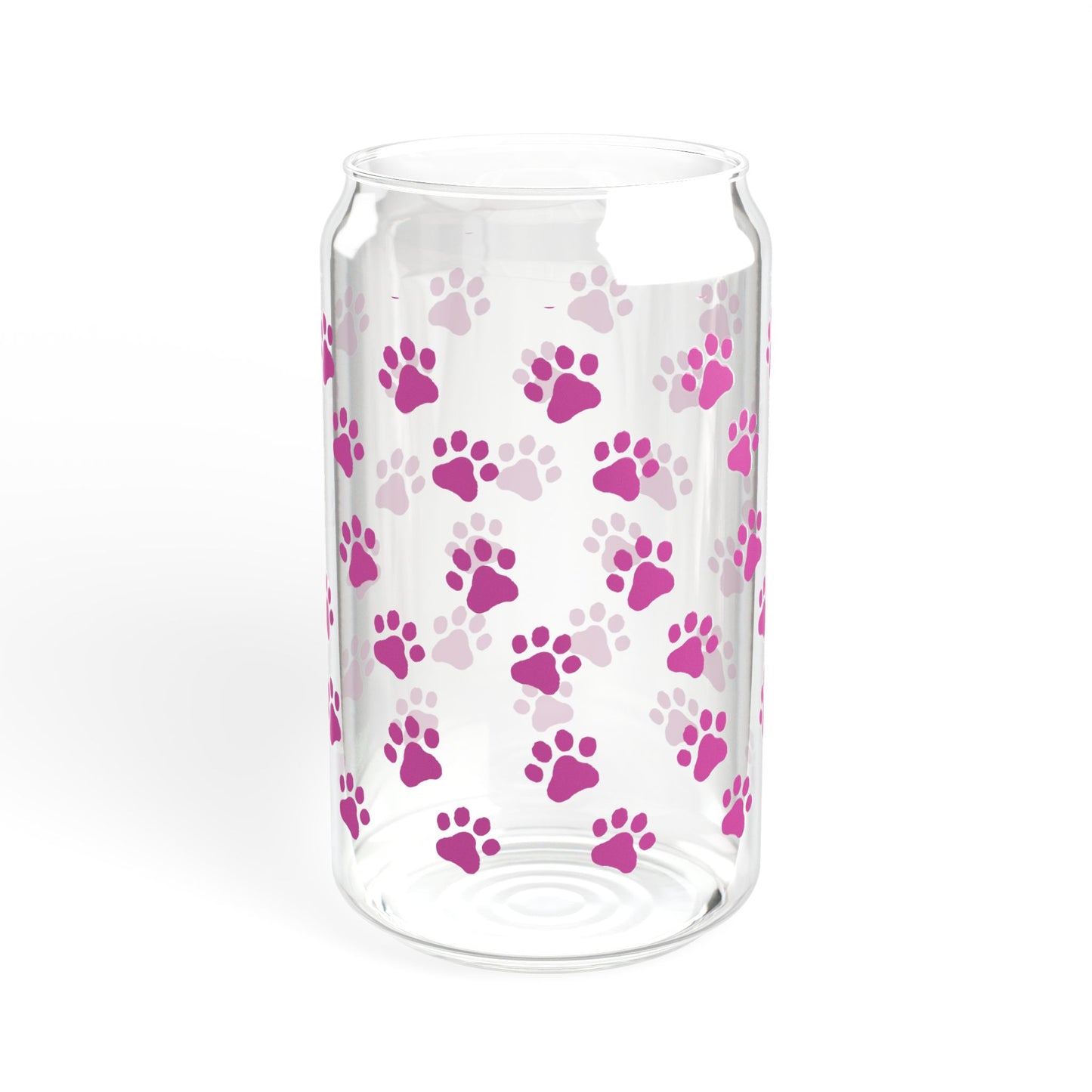 Pink Sipper Glass, 16oz