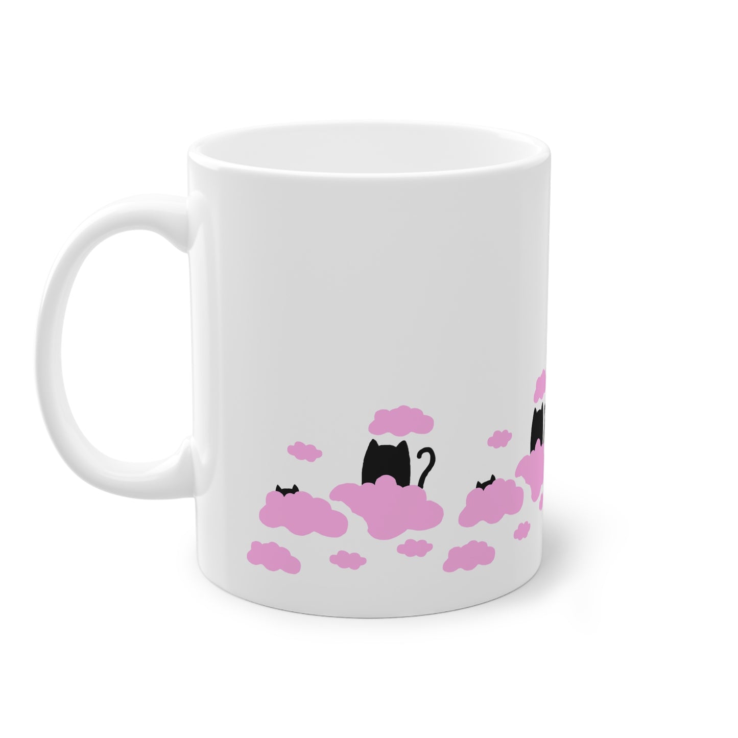 Pink Clouds Mug, 11oz