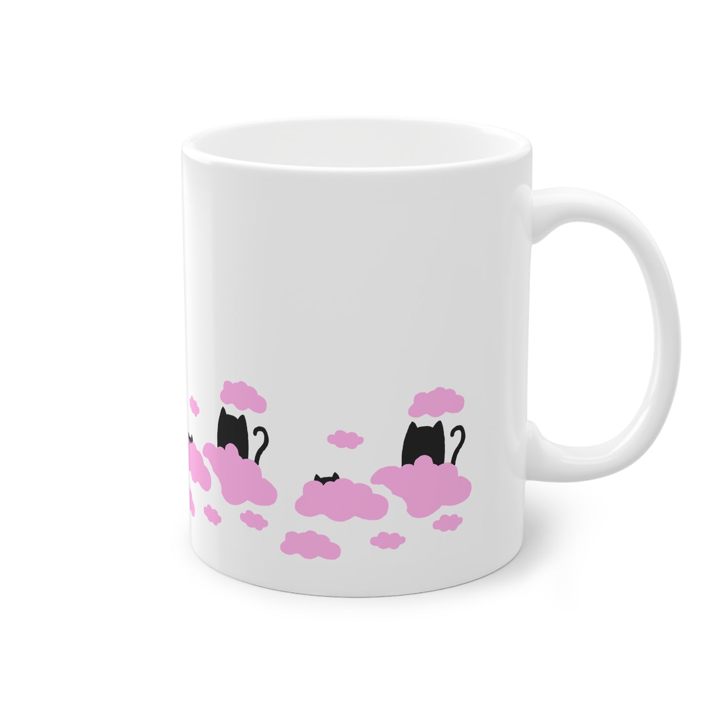 Pink Clouds Mug, 11oz